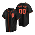 Custom San Francisco Giants Black HOLBERT Stitched Cool Base Jersey