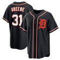 Detroit Tigers #31 Riley Greene Black HOLBERT Out Stitched Jersey