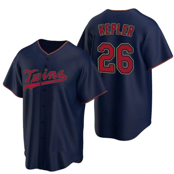 Minnesota Twins #26 Max Kepler Navy HOLBERT Cool Base Stitched Jersey