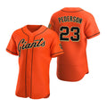 San Francisco Giants #23 Joc Pederson Orange HOLBERT Flex Base Stitched Jersey