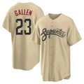 Arizona Diamondbacks #23 Zac Gallen Player Tan HOLBERT City Connect Home Game Stitched Jerseys