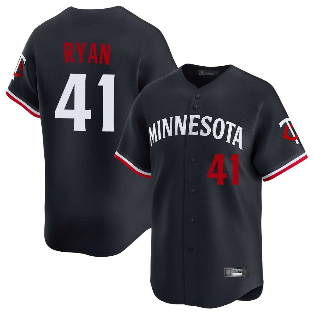 Minnesota Twins #41 Joe Ryan Player Navy HOLBERTHome Limited Stitched Jerseys