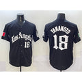 Los Angeles Dodgers #18 Yoshinobu Yamamoto Black HOLBERT Mexico 2025 LA Gothic Style With Fernando Patch Vapor Premier Limited Stitched Jersey