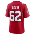 A.Falcons #62 Corey Levin Red HOLBERT Team Game Jersey