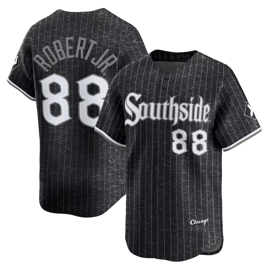 Chicago White Sox #88 Luis Robert Jr. Black HOLBERT City Connect Limited Player Jersey