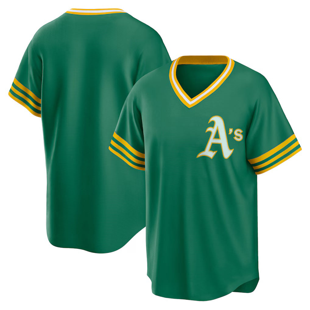 Oakland Athletics Kelly Green HOLBERT Road Cooperstown Collection Team Jersey