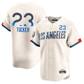 Los Angeles Dodgers #23 Kyle Tucker Player Cream HOLBERT City Connect Limited Home Stitched Jerseys