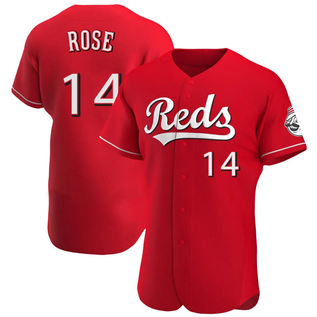 Cincinnati Reds #14 Pete Rose Player Red HOLBERT Limited Elite Home Stitched Jerseys