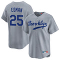 Los Angeles Dodgers #25 Tommy Edman Player Gray HOLBERT Game Limited Home Stitched Jerseys