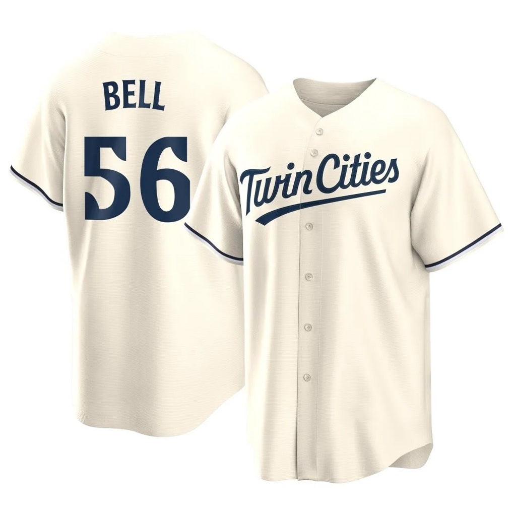 Minnesota Twins #56 Josh Bell Player Cream HOLBERTGame Limited Home Stitched Jerseys