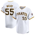 Pittsburgh Pirates #55 Jason Delay White HOLBERT Home Limited Player Jersey