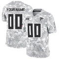 Custom A.Falcons Active Player 2024 F.U.S.E Arctic Camo HOLBERT Salute to Service Limited Stitched Jersey