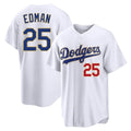 Los Angeles Dodgers #25 Tommy Edman Player Gold White HOLBERT 2026 Collection Stadium Limited Stitched Jerseys