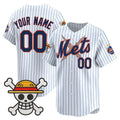 Custom New York Mets x One Piece White HOLBERT Vapor Premier Limited Jersey - Stitched