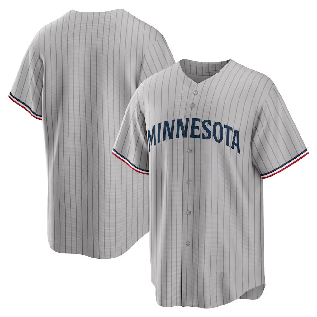 Minnesota Twins Gray HOLBERT Road Replica Team Jersey