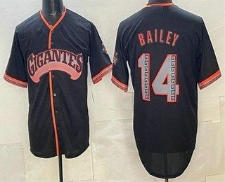 San Francisco Giants #14 Patrick Bailey Black HOLBERT 2026 Alternate Stadium Stitched Jersey