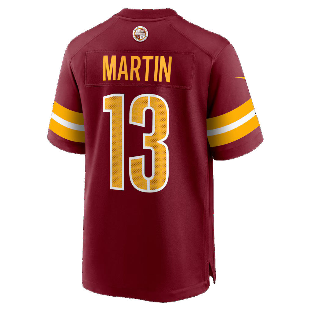W.Commanders #13 Tay Martin Burgundy HOLBERT Team Game Jersey