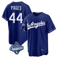 Los Angeles Dodgers #44 Andy Pages Player Royal HOLBERT World Series Meet Game Stitched Jerseys
