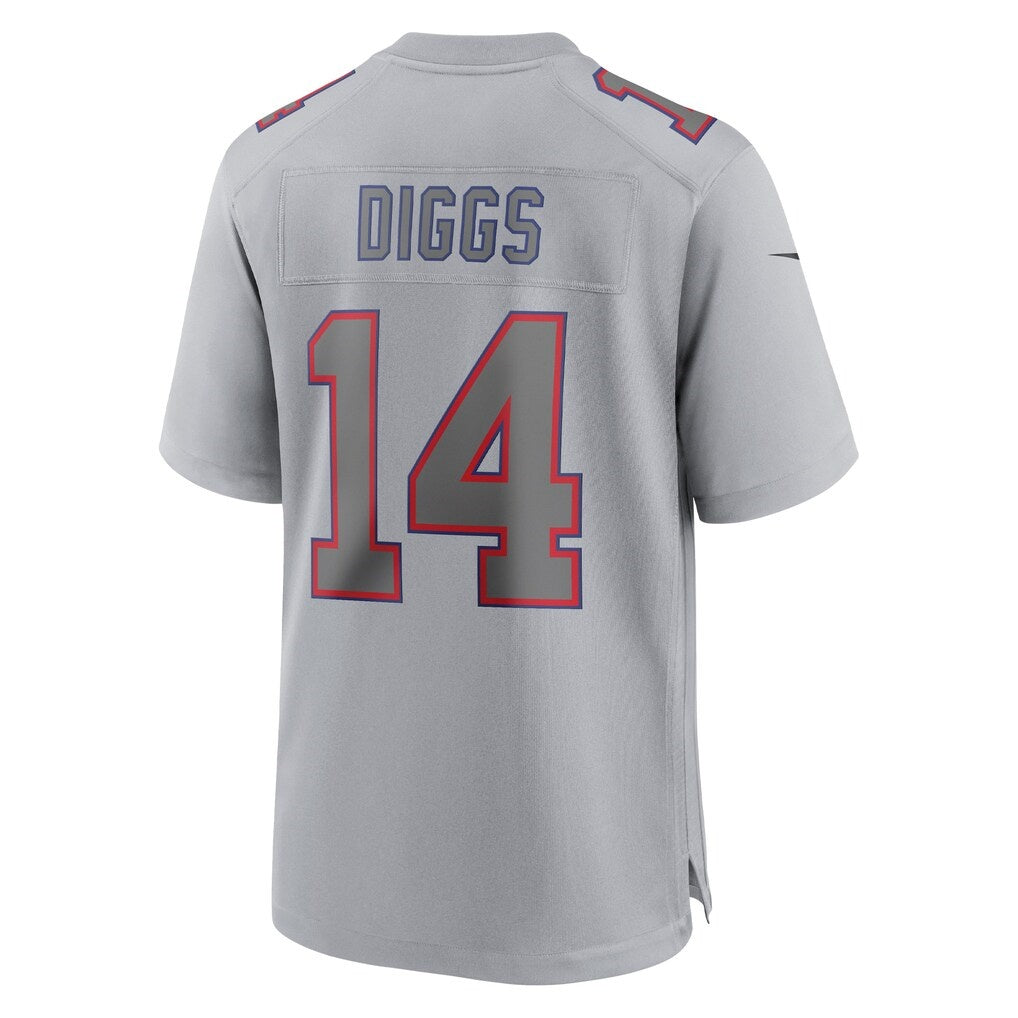 B.Bills #14 Stefon Diggs Atmosphere Fashion Game Jersey - Gray HOLBERT