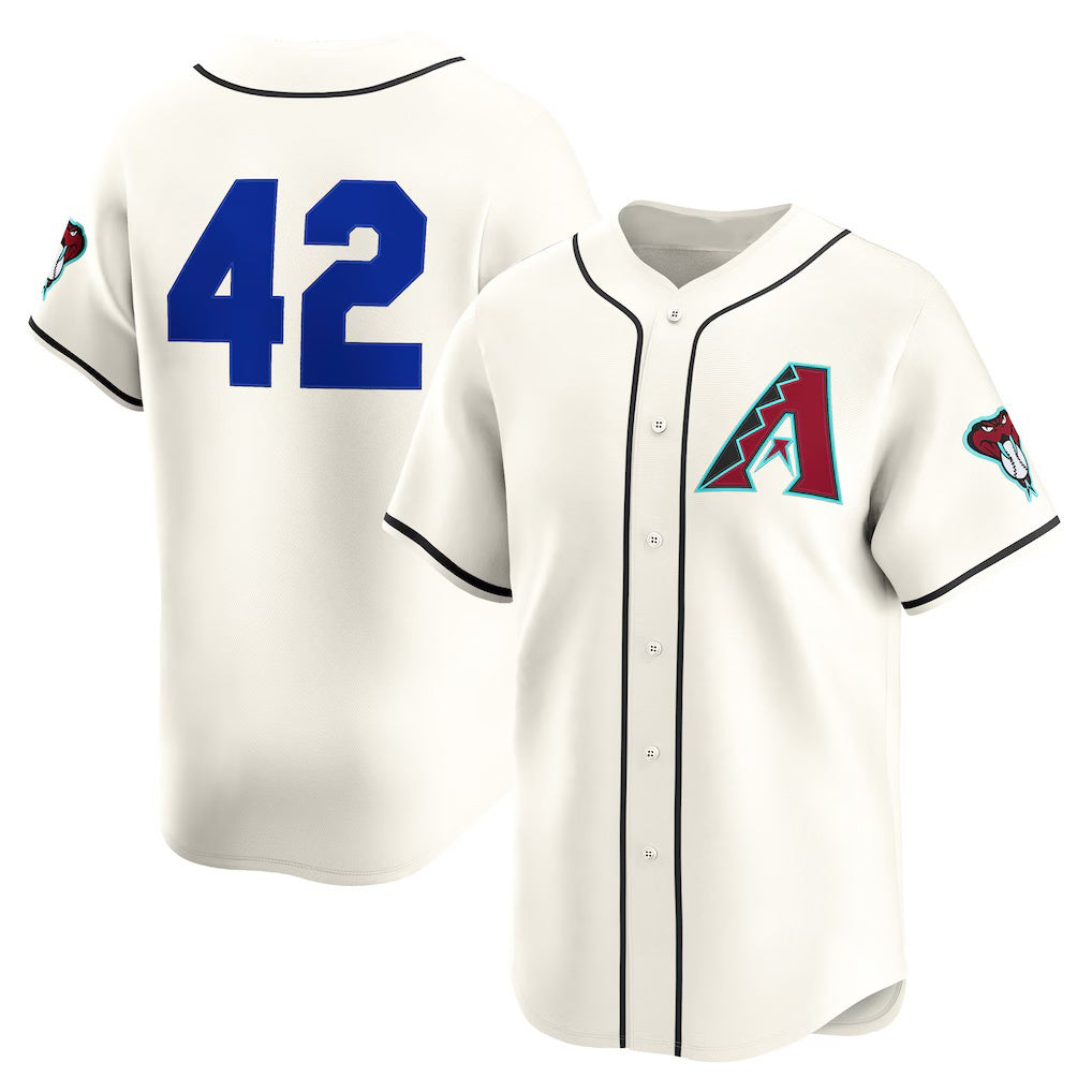Arizona Diamondbacks #42 Jackie Robinson Cream HOLBERT Home 2025  Day Limited Jersey