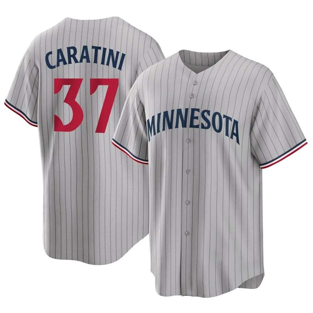 Minnesota Twins #37 Victor Caratini Player Gray HOLBERTGame Limited Home Stitched Jerseys