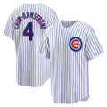 Chicago Cubs #4 Pete Crow-Armstrong White HOLBERT Home Replica Jersey