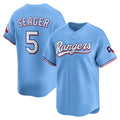 Texas Rangers #5 Corey Seager Light Blue HOLBERT Alternate Limited Player Jersey