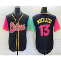 San Diego Padres #13 Manny Machado Black HOLBERT NEW 2023 City Connect Cool Base Stitched Jersey