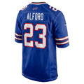 B.Bills #23 Dee Alford Royal HOLBERT Team Game Jersey