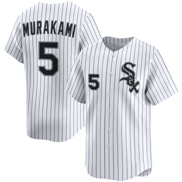 Chicago White Sox #5 Munetaka Murakami White HOLBERT 2025 Home Limited Stitched Jersey