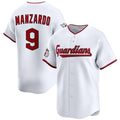 Cleveland Guardians #9 Kyle Manzardo White HOLBERT Home Limited Stitched Jersey