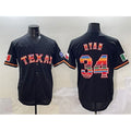Texas Rangers #34 Nolan Ryan Black HOLBERT Mexico Limited Stitched Jersey
