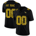 Custom A.Cardinals Black HOLBERT Leopard Print Fashion Vapor Limited Jersey