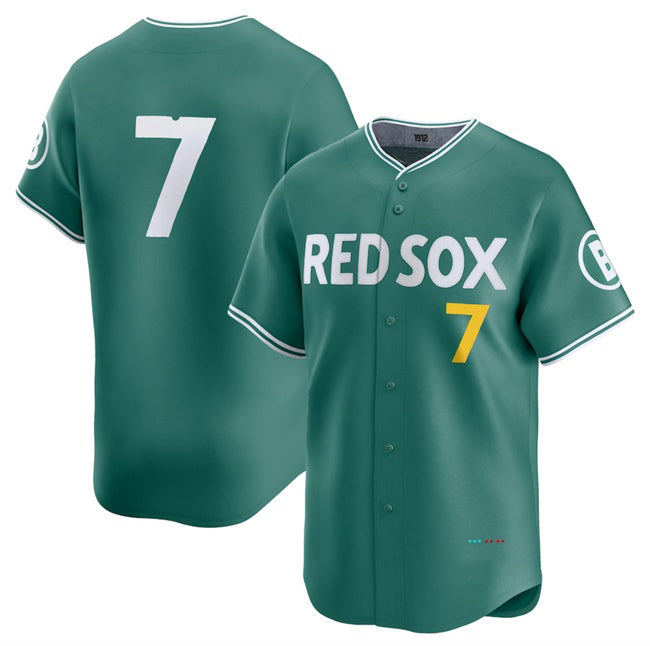 Boston Red Sox #7 Masataka Yoshida Green HOLBERT 2025 City Connect Limited Stitched Jersey