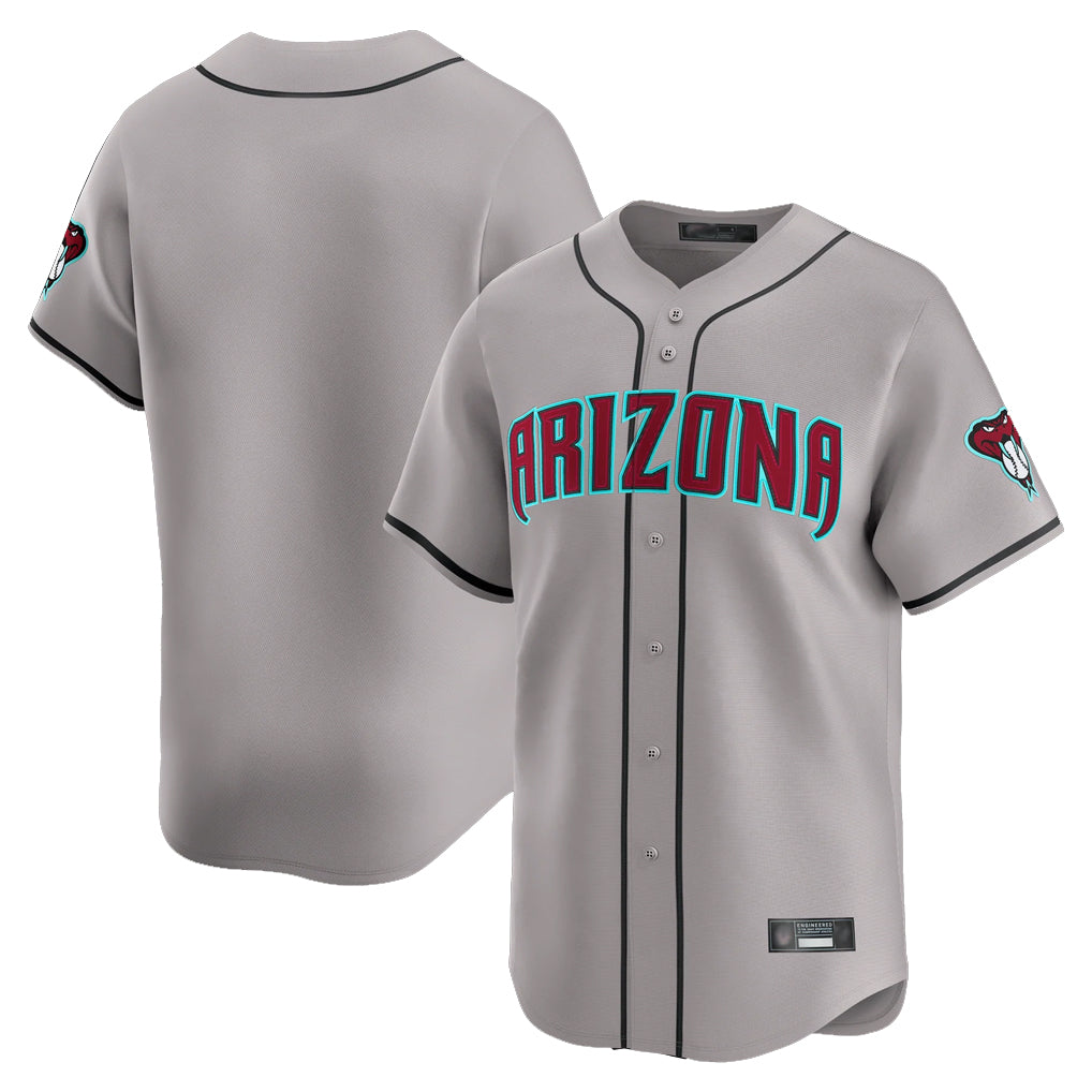 Arizona Diamondbacks Gray HOLBERT Road Limited Home Game Blank Player Stitched Jerseys