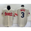 Los Angeles Angels #3 Taylor Ward Cream HOLBERT 2022 City Connect Cool Base Stitched Jersey