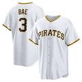 Pittsburgh Pirates #3 Ji-Hwan Bae White HOLBERT Replica Player Jersey