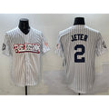 New York Yankees #2 Derek Jeter White HOLBERT Bronx Graffiti Vapor Limited Stitched Jersey