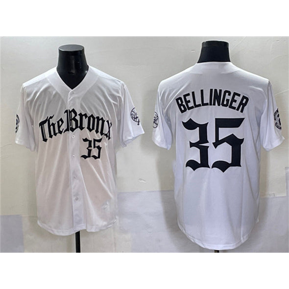 New York Yankees #35 Cody Bellinger White HOLBERT 'Gothic Legacy Edition' Vapor Premier Limited Stitched Jersey
