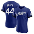 Los Angeles Dodgers #44 Andy Pages Player Royal HOLBERT City Connect Elite Home Stitched Jerseys