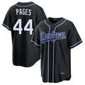 Los Angeles Dodgers #44 Andy Pages Player Black HOLBERT Carbon Limited Home Stitched Jerseys