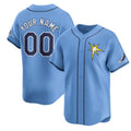 Custom Tampa Bay Rays Active Player Light Blue HOLBERT Alternate Stitched Jersey