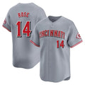 Cincinnati Reds #14 Pete Rose Player Gray HOLBERT Home Limited Stitched Jerseys
