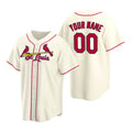 Custom St. Louis Cardinals Cream HOLBERT Stitched Cool Base Jersey