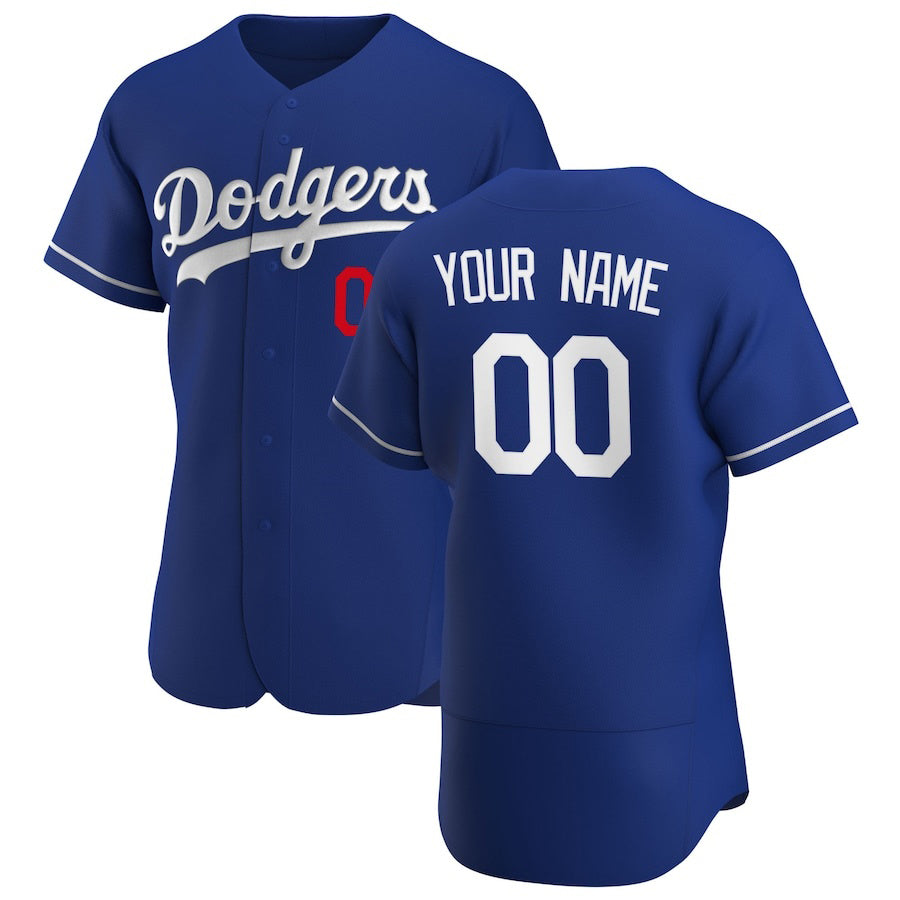 Custom Los Angeles Dodgers Royal HOLBERT Alternate 2020 Authentic Player Jersey