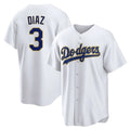 Los Angeles Dodgers #3 Edwin D¨ªaz Player Gold White HOLBERT 2026 Collection Stadium Game Stitched Jerseys