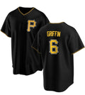 Pittsburgh Pirates #6 Konnor Griffin Black HOLBERT Cool Base Stitched Jersey