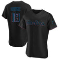 Miami Marlins #18 Griffin Conine Player Black HOLBERT Home Limited Elite Stitched Jerseys