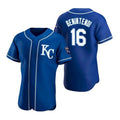 Kansas City Royals #16 Andrew Benintendi Blue HOLBERT Flex Base Stitched Jersey 2