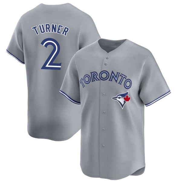 Toronto Blue Jays #2 Justin Turner Gray HOLBERT Cool Base Stitched Jersey